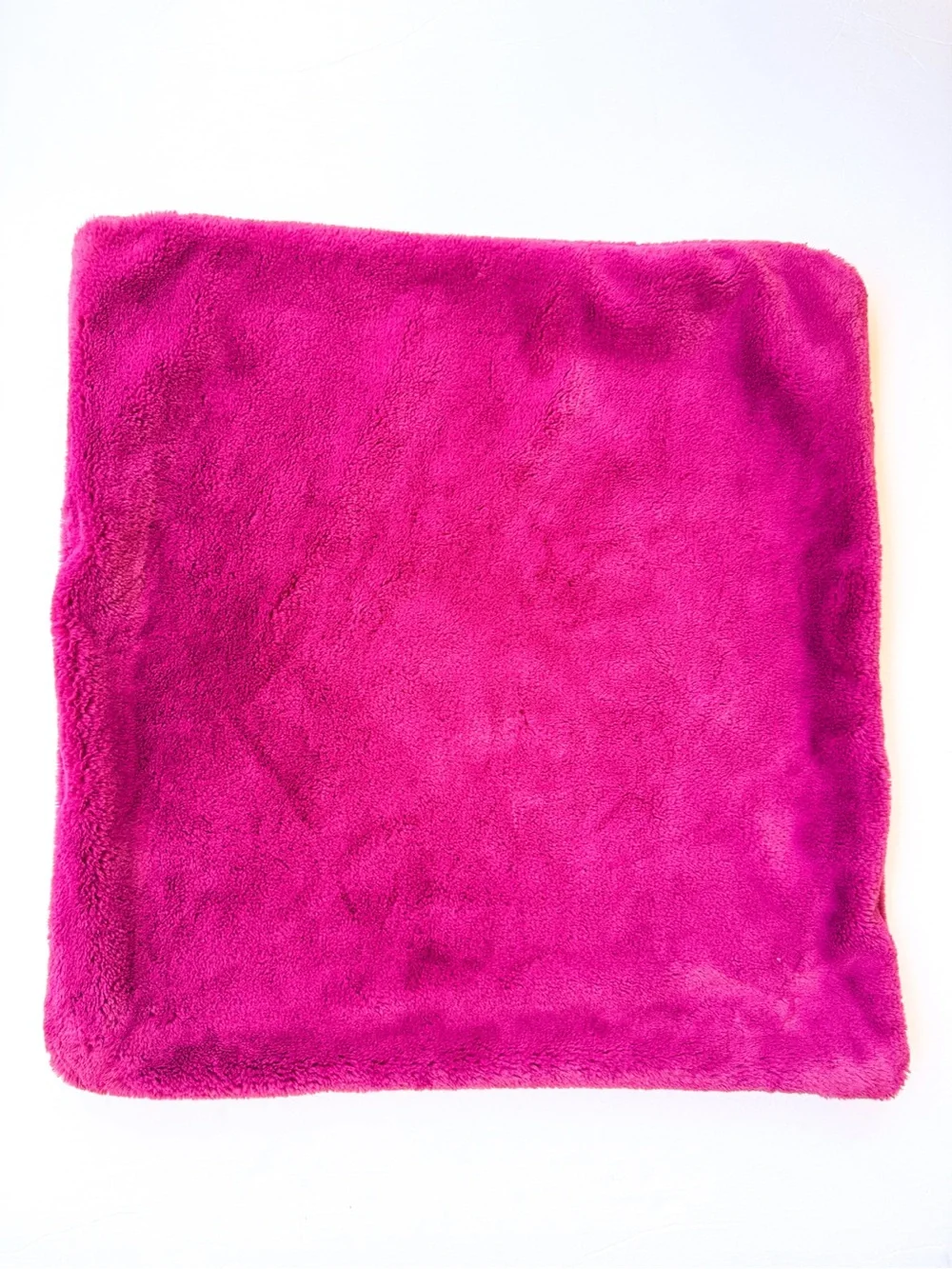 24X 24 Fuchsia Magenta Pink  Plush Pillow Covers Set of 2